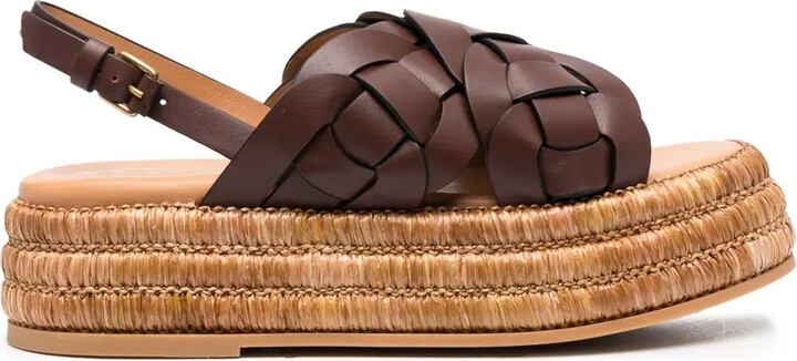 Tod's 60mm Leather Espadrilles