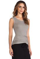 Thumbnail for your product : James Perse Tucked Stripe Ballet Tank