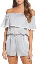 Thumbnail for your product : Becca Nantucket Off the Shoulder Cover-Up Romper