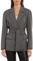 Thumbnail for your product : AVEC LES FILLES Belted Oversized Blazer