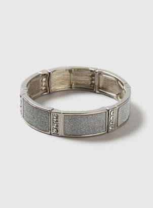 Silver Glitter Bracelet