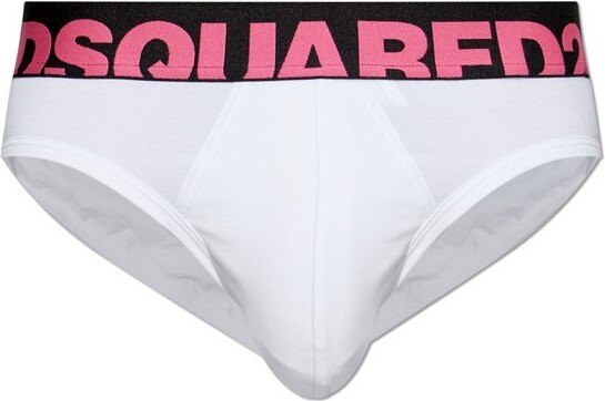 DSQUARED2 Logo-Intarsia Briefs