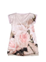 Thumbnail for your product : MonnaLisa Silk Satin And Cotton Jersey Dress