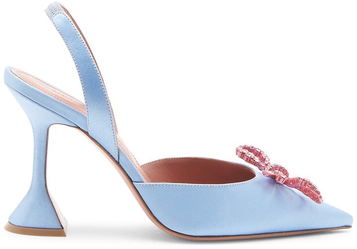 blue slingback pumps