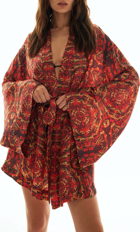 Je Te Veux Abstract Open Cardigan