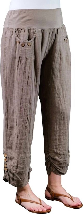Trousers Ruched Ankle ShopStyle
