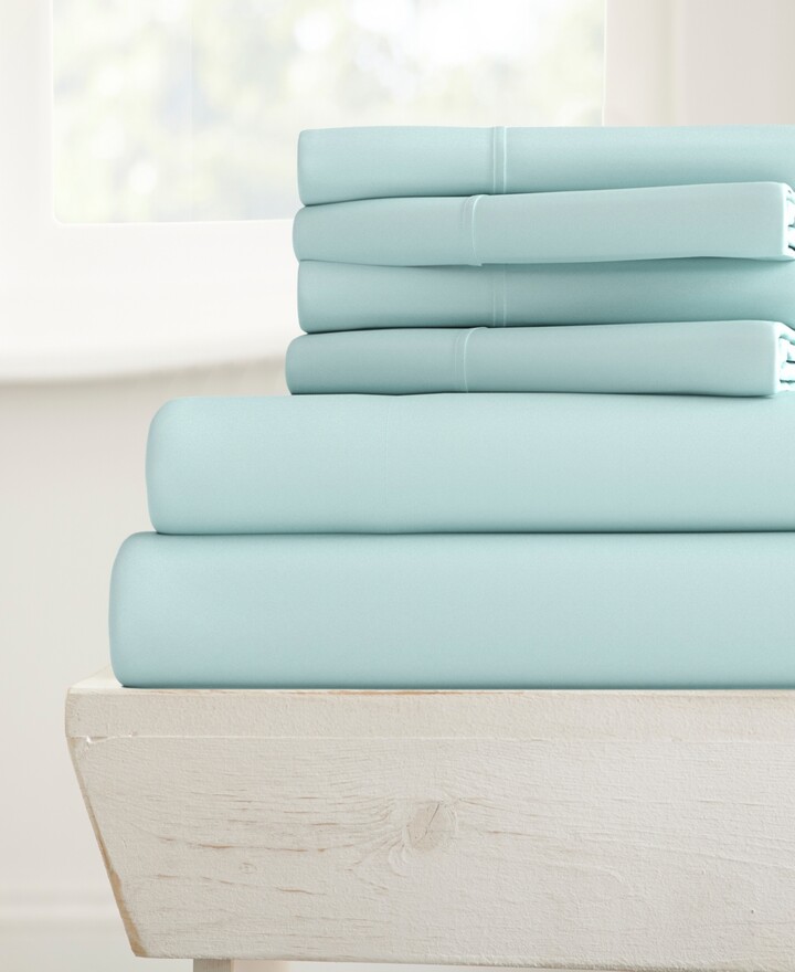 IENJOY HOME Solids in Style 6-Pc. Sheet Set, King