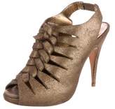 Thumbnail for your product : Cynthia Vincent Nubuck Platform Sandals