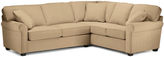Thumbnail for your product : Asstd National Brand Fabric Possibilities Roll-Arm 2-pc. Left-Arm Sleeper Sofa Sectional