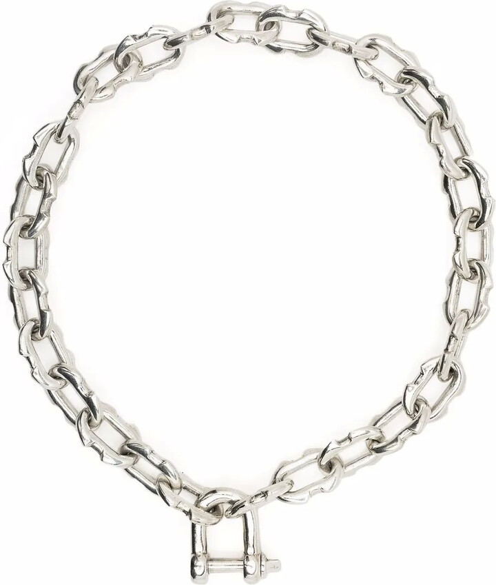 Parts of Four Charm Chain choker necklace