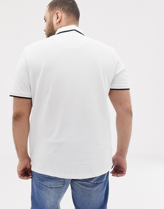 Jack and Jones Essentials polo in white