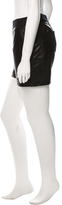 Thumbnail for your product : Reed Krakoff High-Rise Leather Shorts
