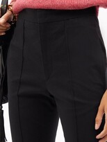 Thumbnail for your product : Isabel Marant Livelyo Cotton-blend Crepe Bootcut Trousers - Black