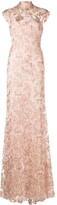 Thumbnail for your product : Tadashi Shoji Floral-Embroidered Sleeveless Gown