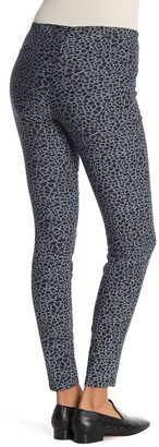 Tractr Leopard Print Back Zip Pull-On Pants
