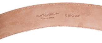 Dolce & Gabbana Metallic Leather Belt