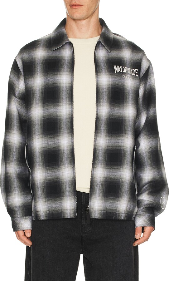 Li-Ning Way Of Wade Plaid Shirt in Black