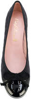 Thumbnail for your product : Pretty Ballerinas quilted block heel ballerina shoes