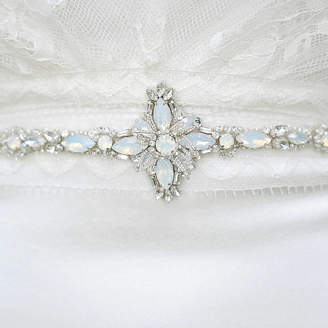 Swarovski Donna Crain Opal Crystal And Rhinestone Bridal Belt