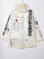 Thumbnail for your product : DSQUARED2 Kids TEEN logo-print raincoat