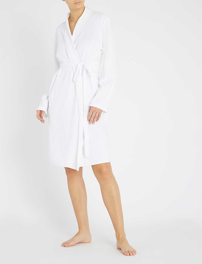 Skin Organiccottontowelling dressing gown ShopStyle Nightgowns