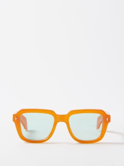 Buy Gunmetal Orange Pink Full Rim Rectangle/ Square Lenskart STUDIO Hip Hop  LK S15198-C3 Sunglasses at LensKart.com