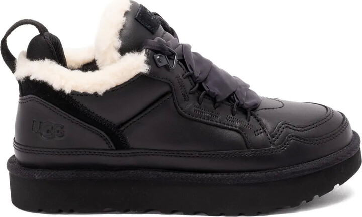 UGG Lowmel lace-up shearling sneakers