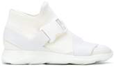 Christopher Kane safety buckle high-top sneaker