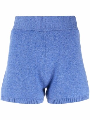 Lisa Yang Ribbed-Knit Cashmere Shorts