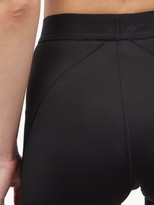Thumbnail for your product : Reebok x Victoria Beckham High-rise Jersey Cycling Shorts - Black