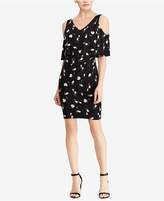 Thumbnail for your product : American Living Floral-Print Cold-Shoulder Popover Dress