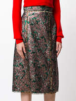 Thumbnail for your product : Dolce & Gabbana metallic midi skirt