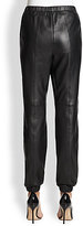 Thumbnail for your product : St. John Leather Jogging Pants