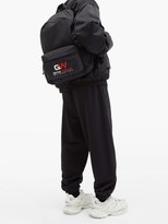 Thumbnail for your product : Balenciaga Gym Wear-embroidered Canvas Backpack - Black