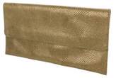 Thumbnail for your product : Carlos Falchi Snakeskin Flap Clutch
