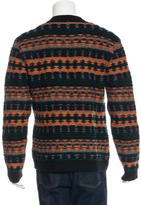 Thumbnail for your product : Valentino Striped Intarsia Knit Sweater w/ Tags