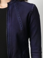 Thumbnail for your product : Isaac Sellam Experience Stitch Detail Suede Jacket