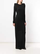 Thumbnail for your product : Ann Demeulemeester long fitted dress