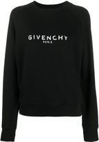 Thumbnail for your product : Givenchy Antique-Effect Logo Print Sweatshirt