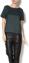 Thumbnail for your product : Greylin Patterson Plaid Top