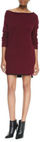 Thumbnail for your product : Halston Crepe Slit-Hem Miniskirt