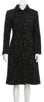 Thumbnail for your product : Piazza Sempione Sequin-Accented Wool Coat