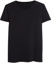 Thumbnail for your product : Theory Rodiona silk-paneled stretch-cotton jersey T-shirt