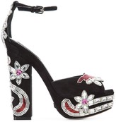 Thumbnail for your product : DSQUARED2 Crystal-Embellished Sandals