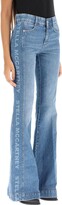 Thumbnail for your product : Stella McCartney FLARED JEANS WITH LOGO BANDS