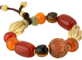 Thumbnail for your product : Lauren Ralph Lauren Caravan Large Multi Beads with Suede Stretch Bracelet