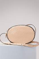 Quadrille oval leather bag 