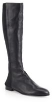 Thumbnail for your product : Manolo Blahnik Ambia Stretchy Leather Knee-High Boots