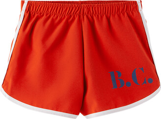 Bobo Choses Kids Red 'B.C.' Swim Shorts