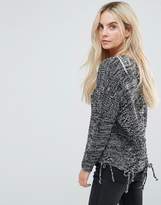 Thumbnail for your product : Glamorous Petite Relaxed Jumper With Threading